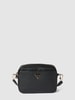 Guess Umhängetasche mit Label-Details Modell 'MERIDIAN' Black