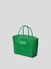 MSGM Shopper in geflochtenem Design Grün