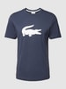 Lacoste T-shirt met ronde hals Marineblauw