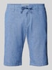 Tom Tailor Shorts mit Strukturmuster Jeansblau