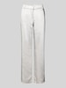 Christian Berg Woman Schimmernde Hose mit weitem Bein Silber