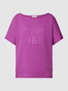 Christian Berg Woman T-Shirt mit Motiv-Print  Fuchsia
