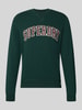 Superdry Regular Fit Sweatshirt aus Baumwoll-Mix mit Logo-Stickerei Dunkelgruen