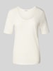 Marc O'Polo Regular fit T-shirt van slubjersey Offwhite