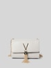 VALENTINO BAGS Handtas met labelapplicatie, model 'DIVINA' Wit