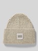 UGG Beanie met labeldetail Lichtgrijs