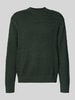 SELECTED HOMME Relaxed fit pullover van puur katoen, model 'PHILIP' Donkergroen