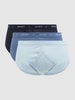 Jockey Slip im 3er-Pack Blau Melange