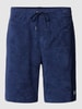 Polo Ralph Lauren Sweatshorts mit Allover-Muster Modell 'ATHLETIC' Marineblau