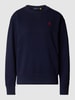 Polo Ralph Lauren Sweatshirt met labelstitching Donkerblauw