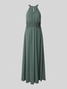 Vila Sukienka wieczorowa z wycięciem w kształcie łezki model ‘MILINA’ Butelkowy zielony