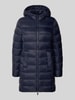 Christian Berg Woman Selection Gewatteerde jas met capuchon Donkerblauw
