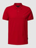 Tommy Hilfiger Poloshirt mit Label-Detail Rot