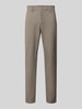 Only & Sons Slim fit brushed chino met viscose, model 'MARK' Lichtbruin