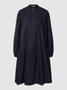 Christian Berg Woman Selection Knielange jurk met uitlopend rokdeel Marineblauw