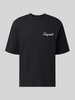 Dsquared2 Ready to Wear Relaxed Fit T-Shirt aus reiner Baumwolle mit Logo-Stickerei Black