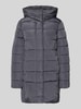 Only Kurtka pikowana o kroju regular fit z kapturem model ‘LINA’ Ciemnoszary