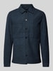 Jack & Jones Premium Overhemdjack met knoopsluiting, model 'WINTER' Donkerblauw