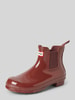 Hunter Chelsea Boots mit Label-Detail Dunkelrot