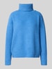 More & More Gebreide coltrui Oceaanblauw