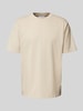 Lindbergh Oversized T-Shirt aus reiner Baumwolle Beige