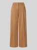 ICHI Wide Fit Hose mit Viskose-Anteil Modell 'Kate' Mittelbraun