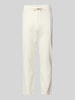 SELECTED HOMME Slim Tapered Fit Hose mit Tunnelzug Modell 'Brody' Weiss