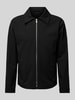 SELECTED HOMME Sakko mit durchgehendem Reißverschluss Modell 'LIAM' Black