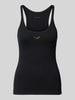 Zadig & Voltaire Tanktop mit Label-Stitching Modell 'ALBA' Black