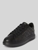 Karl Lagerfeld Ledersneaker mit Label-Applikation Modell 'KAPRI' Black