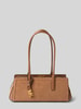 MICHAEL Michael Kors Handtasche aus Leder mit Label-Applikation Modell 'LAILA' Mittelbraun