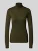 ICHI Slim Fit Strickpullover aus Viskose-Mix Modell 'IHLULS' Khaki