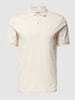 CK Calvin Klein Poloshirt met labeldetail Beige