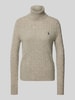 Polo Ralph Lauren Strickpullover mit Label-Stitching Beige Melange