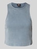 Dickies Tanktop in Ripp-Optik Modell 'PLENTYWOOD' Blau