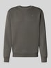 G-Star Raw Regular Fit Pullover mit Logo-Stitching Modell 'Premium' Anthrazit