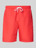 Shiwi Regular Fit Badehose mit Label-Patch Modell 'Mike' Koralle