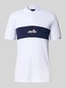 Ellesse Slim Fit Poloshirt mit Label-Print Modell 'MACKENNA' Weiss