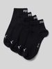 PUMA Sneakersocken mit Label-Details im 4er-Pack Black