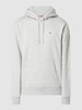 Tommy Jeans Hoodie van katoenmix  Lichtgrijs gemêleerd