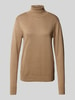 B.Young Strickpullover mit Rollkragen Modell 'Morla' Beige