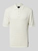 Only & Sons Poloshirt mit Lochstickerei Modell 'CHARLES' Weiss