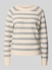 Vero Moda Regular fit gebreide pullover met raglanmouwen, model 'DOFFY' Ecru
