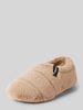 Verbenas Slippers met imitatiebont, model 'YALE GROSETO' Camel