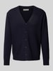 Casual Friday Slim Fit Strickjacke mit Knopfleiste Modell 'Karl' Marine