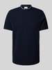 MCNEAL Poloshirt met korte knoopsluiting Donkerblauw