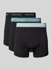 Calvin Klein Underwear Trunks mit Label-Bund im 3er-Pack Black