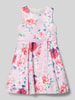 DANAMADE Kleid mit Bindegürtel Rosa