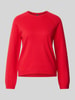 Pieces Regular fit pullover met raglanmouwen, model 'BREE' Rood