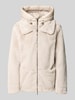 Amber & June Regular Fit Jacke aus Kunstfell Taupe